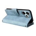 thumbnail image 4 of For Xiaomi Redmi 13 4G 5G Case Zipper Wallet Multiple Card Slots Leather Phone Cover - Green, 4 of 5