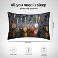 thumbnail image 6 of Disketp Various Herbs Satin Pillowcase For Hair And Skin - Satin Pillow Cases Standard Size 20x30 Inches With Zipper,Gifts For Women Men, 6 of 8