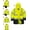 Yellow/Black, variant on Portwest US768 Hi-Vis Executive 5-in-1 Reflective Safety Jacket Yellow/Black, XX-Large