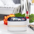 thumbnail image 6 of Starry Unicorn Portable Travel Jewelry Box Organizer Earring Necklace Bracelet Holder Display Case Stand Box for Girls and Women, 6 of 7