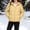 Yellow, variant on Kids Hooded Zip up Padded Coat Long Sleeve Warm Winter Jacket with Pockets, Solid Casual Outerwear for Boys Girls Yellow