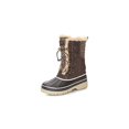 thumbnail image 4 of Khombu Women Nina Waterproof Winter Snow Boots Brown 10 Medium, 4 of 5