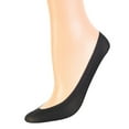 thumbnail image 3 of 3 Pair No Show Socks Women Non Slip Invisible Ultra Low Cut Shoe Size 9-11 Black, 3 of 4
