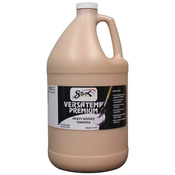 Chroma Acrylics 1592729 Versatemp Premium Heavy-Bodied Opaque Tempera Paint, Peach