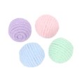 (2Pack) 4Pcs Cat Cotton Rope Balls with Rustling Stone Boredom Relief