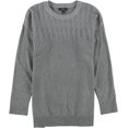 thumbnail image 1 of ALFANI Chandail à Manches Longues Gris Chiné pour Femmes, Col Rond, Taille m, 1 of 2