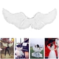 thumbnail image 4 of Feather Cosplay Wing, Elastic Straps Elegant Beautiful Reusable Wing Props Soft  For  Parties For Adults L, 4 of 8