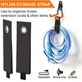 thumbnail image 4 of Heavy Duty Garage Hooks 4 Pack, 7.7 inch U Shaped Long Hanger, with 2 Extension Cord Holder Organizer, Wall Mounted Storage System, for Power and Garden Tool Hanging， Ladders, Bikes, Hose, 4 of 4
