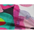 thumbnail image 5 of oneOone Rayon Medium Pink Fabric Abstracts Dress Material Fabric Print Fabric By The Yard 56 Inch Wide, 5 of 8