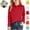 Red, variant on Kids Polo Shirt Back To School Comfortable School Uniform Long Sleeve Shirt Casual Lapel Collar(Red,11-12 Years)