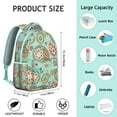 thumbnail image 6 of Trendy Paisley Design Backpack – Unique Paisley Gift for Her & Him, Roomy School Bag with Padded Laptop Sleeve, Lightweight Bookbag for University, Stylish Daypack for Work & Travel, 6 of 6