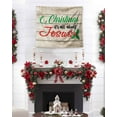 thumbnail image 2 of Awkward Styles Christmas Wall Art Tapestry Hanging Christmas It`s All About Jesus Home Decor Prints, 2 of 2