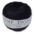 thumbnail image 1 of Hemptopia Bola de Hilo de Cáñamo Negro 1 mm, 430 Pies, para Manualidades, 1 Pieza, 1 of 3