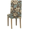 thumbnail image 4 of ZHANZZK Old Flower Style Stretch Chair Cover Protector Seat Slipcover for Dining Room Hotel Wedding Party Set of 4, 4 of 6
