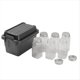 thumbnail image 1 of Caja de Almacenamiento Al Aire Libre Camping Viaje Senderismo Barbacoa Barbacoa Caja de Almacenamiento del Maletero del Coche, Negro, 1 of 5