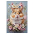 thumbnail image 3 of Hamster With Flower Oil Painting 1000-Piece Jigsaw Puzzle - Enjoyable for Adults and Hamster Lovers,Wooden, 3 of 8