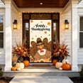 thumbnail image 7 of KKOUHV Thanksgiving Decorations, Fall Harvest Door Covers for Front Door Cover, Turkey Pumpkin Fall Door Cover, Indoor Outdoor Party Photo Booth Props, 7 of 7