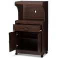 thumbnail image 3 of Baxton Studio Tannis Microwave Stand in Dark Walnut Brown, 3 of 9