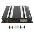thumbnail image 2 of Power Amplifier, Clear Sound Quality 2 Channel Compact Aluminum Alloy Universal 3800W 90dB Sensitivity Fast Heat Dissipation Car Amplifier  for Stereo System, 2 of 7