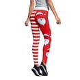 thumbnail image 4 of Franhais Women Christmas Leggings, Fashion Holiday Printed High Waist Compression Skinny Workout Athletic Pants, 4 of 9