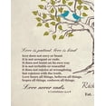 thumbnail image 2 of MuralMax Personalized Anniversary Family Tree Artwork - Love is Patient Love Is Kind Bible Verse - Unique Wedding & Housewarming Canvas Wall Decor Gifts - Color Beige # 2 Size 24 x 30, 2 of 6