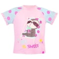 thumbnail image 2 of Harry Bear Girls Sloth Life Is Sweet Short Sleeve Swim Set Sizes 6-14, 2 of 3