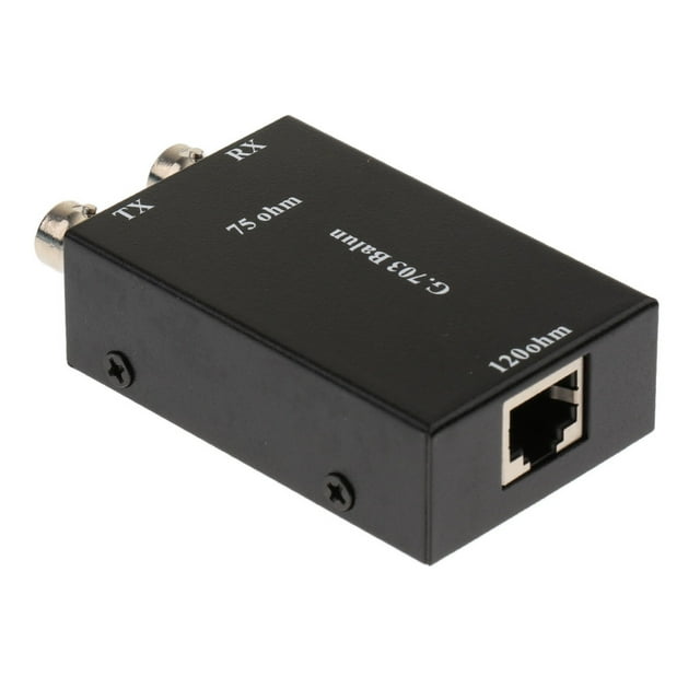 Convertidor BNC Universal Hugo Adaptador Ethernet 1000v 75 120 Ohm BNC a Convertidor