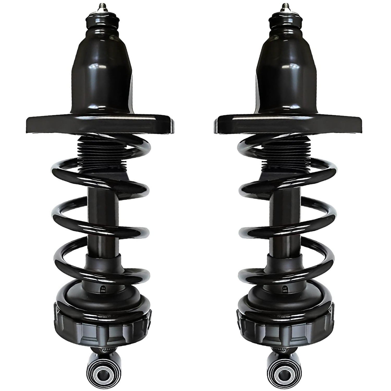 Detroit Axle - 4pc Rear Struts Sway Bars for 2006-2014 Honda Ridgeline, 2 Struts w/Coil Spring Assembly 2 Sway Bars 2007 2008 2009 2010 2011 2012 2013 Replacement Suspension Struts Shocks
