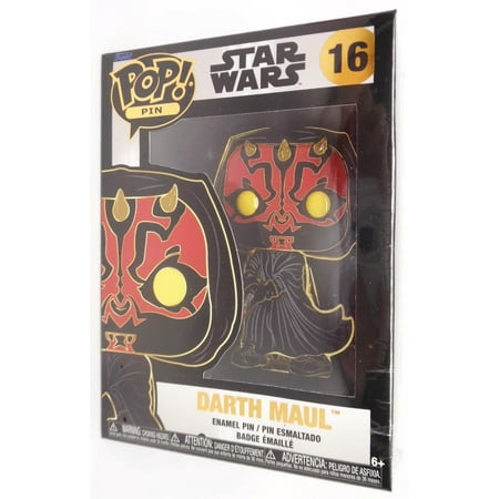 UPC: 0671803385924 | Funko Pop! Enamel Pin: STAR WARS: Darth Maul with Chase
