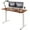 Mahogany, variant on ACTIVESIT 48"x30" Home Office Height Adjustable Standing Desk with Hooks, Ergonomic Electric 2-Stage Stand Up Computer Desk, White