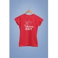 thumbnail image 5 of Old Glory Juniors Happy Valentines Day Sign Short Sleeve Graphic T Shirt, 5 of 6