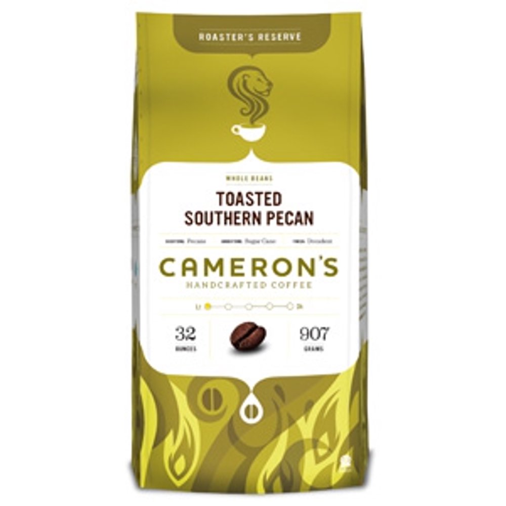 Cameron's Whole Beans Flavored Toasted Southern Pecan Light Roast
