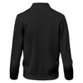 thumbnail image 4 of URBAN DAIZY Women's Classic 3/4 Sleeve Crop Bolero Cardigan Open Front Cropped Shrugs Knit Sweater A09_620 Black 1XL, 4 of 7