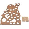 thumbnail image 3 of 25 Holes Wooden Advent Calendar Christmas For 24 Ferrero Rocher & Chocolate Gift, 3 of 10
