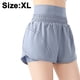 thumbnail image 2 of Pantalones cortos deportivos falsos de dos piezas para mujer, ajustados, de secado rápido, para entrenamiento, carrera, yoga, fitness, con agujeros que queman, cintura alta, sueltos,, 2 of 8