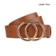 thumbnail image 4 of Jumpingount Cinturón de mujer, accesorio de ropa de estilo Simple, adornos de ropa elegantes, cadenas de cintura, cinturones de femenina, adorno de Cinturones Marrón dorado 110cm Jumpingount AP009774-05B, 4 of 6