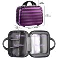 thumbnail image 4 of Estuche de maquillaje JZRTravel, carcasa rígida de plástico ABS, policarbonato, 14 pulgadas, 4 of 7