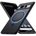 thumbnail image 1 of GFDYREE Magnetic for Google Pixel 7 Pro Case [Compatible with MagSafe][Anti-Fingerprint][Slim Fit][Military Shockproof] Translucent Matte Hard Back Pixel 7 Pro 5G Phone Cover 6.7\u201d, Blac, 1 of 7