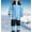 Light Blue, variant on Kid's Winter Overalls Ski Suits Boy's and Girl's Waterproof Snowboard Jumpsuits One Piece Snowsuit Jackets Coats Black 3-4 Years