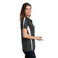 thumbnail image 3 of LST685 Sport-Tek Women Sport Shirt PosiCharge Micro-Mesh Colorblock Polo, 3 of 6