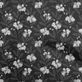 thumbnail image 1 of oneOone Polyester Spandex Gray Fabric Floral Retro Sewing Craft Projects Fabric Prints By Yard 56 Inch Wide, 1 of 5