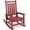 Crimson Red, variant on SEWALL HDPE Rocking Chair, Oversized Outdoor Rocking Chair for Adults, Patio Rocker for Porch, Crimson Red