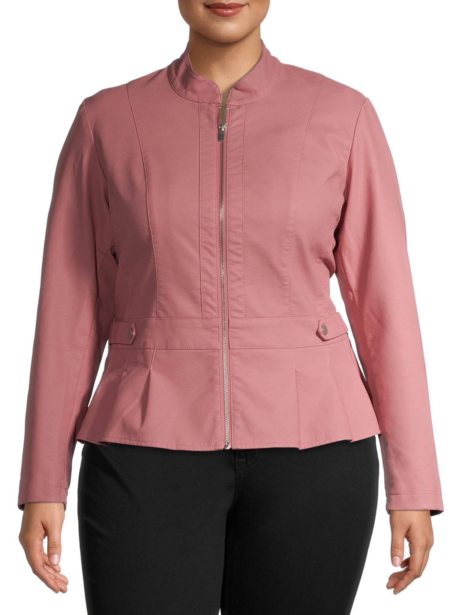 walmart plus size spring jackets