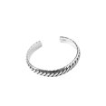 thumbnail image 5 of Pulsera de plata, brazalete de moda, pulsera de plata esterlina, brazalete de plata esterlina 925 con patrón de relieve envejecido vintage, brazalete ancho, 5 of 5
