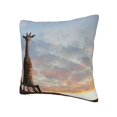 thumbnail image 2 of Wukai Elephant Giraffe Premium Polyester Fleece Pillow Covers with Hidden Zipper Closure,Luxuriously Soft and Durable-24"x24", 2 of 7