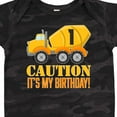 thumbnail image 4 of Inktastic 1st Birthday Construction Truck Cement Mixer Boys or Girls Baby Bodysuit, 4 of 5