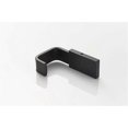 thumbnail image 3 of For Home Towel Robe Hooks Brass Bathroom Coat Hooks, Matte Black - Pack of 2, 3 of 5