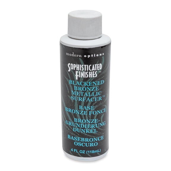 Metallic Surfacer Solution - 4 oz, Blackened Bronze