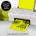 thumbnail image 4 of PrintWorks Bright Color Paper, Lemon Yellow, 8.5 x 11, 24 lb, 1000 Sheets, 4 of 8