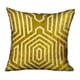 thumbnail image 1 of Plutus Goldenrod Velvet Gold Geometric Cojínde lujo de doble cara 12 "x 20" Plutus PBRA2347-1220-DP, 1 of 2
